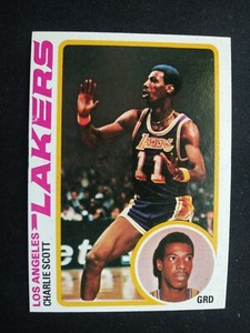 1978-79 Topps Basketball Card # 43 Charlie Scott (HOF) - Los Angeles Lakers (EX)