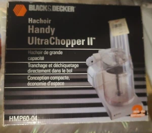 Black Decker Handy Ultra Chopper Food Processor HMP60 04 New Open Box - Picture 1 of 8