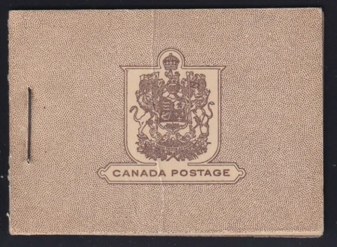 Canada #BK25 MNH Booklet CV$175.00 [218b English] Cover