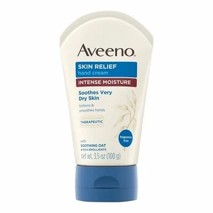 Aveeno Hand Cream Skin Relief Intense Moisture Soothe Dry Skin 3.5oz Pack of 24 - Picture 1 of 3
