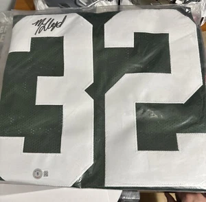MarShawn Lloyd of the Packers Autographed Green Custom #32 Jersey Beckett - Picture 1 of 2