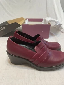 Dansko Aubrey Clog Damenschuhe rot runde Zehenpartie Größe 39 - Bild 1 von 8