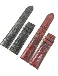 Genuine Chicken Legs Skin Leather Watch Strap Band 18mm/24mm - Picture 1 of 3