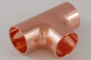 2x Kupferfitting T-Piece 35 MM 5130 Copper Fitting Solder Fitting Cu - Imagen 1 de 2