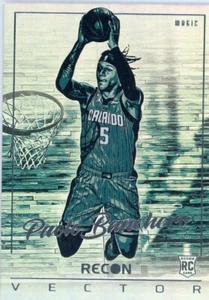 PAOLO BANCHERO 2022-23 PANINI RECON ROOKIE #20 VECTOR FOIL ORLANDO MAGIC - Foto 1 di 2