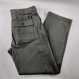 Dockers Straight Green Flat Front Cargo Pants Mens Size Actual 33x31 - Bild 1 von 9