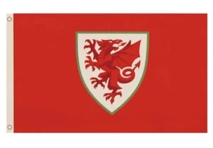 EUROS 2025 WALES LADIES CORE CREST FLAG OFFICIAL MERCHANDISE CYMRU WALES - Picture 1 of 8