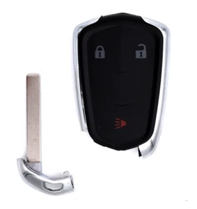 New Replacement Cadillac SRX Remote Smart Key Fob Shell Case Blank Blade - Picture 1 of 3