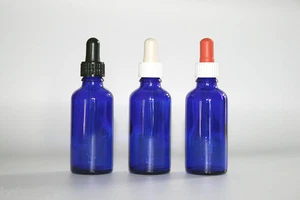 Blauglasflasche Pipettenflasche 50 ml 90 Stück  - Picture 1 of 4