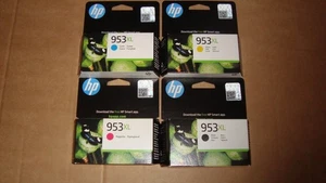 Hp 953 XL Multipack Nero/Ciano/Magenta/Giallo-Cartucce Originali- - Zdjęcie 1 z 9