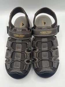 Ozark Trail Mens Size 10 Outdoor Round Toe Fisherman Brown Sandals Open Design - Picture 1 of 8