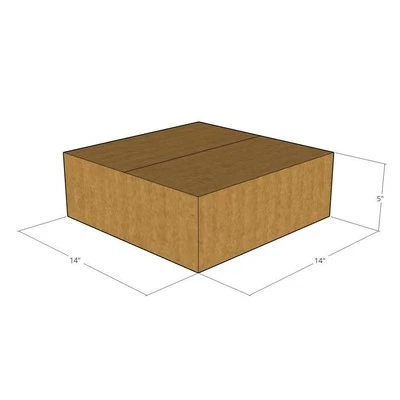 14x14x5 New Corrugated Boxes for Moving or Shipping Needs 32 ECT - Image 1 of 3