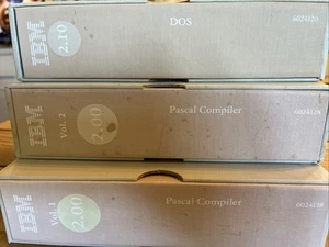 3x Vintage IBM Computer Hardware Reference Library Manual 2.0-Vol. 1&2, 2.10 DOS - Picture 1 of 11