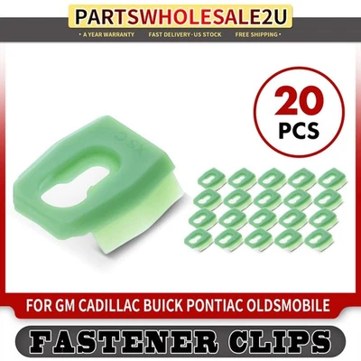 20x Clips de retención de molduras de apertura de correa y rueda de cuarto para Buick Oldsmobile GM Foto 1 de 4