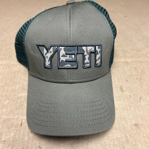 Yeti Truckermütze Baumwollmischung Logo - grünes Tarnmuster - Bild 1 von 15