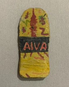 Monopatín de cartón Alva hecho a mano estilo Tech Deck 1980 vintage (2,75" de largo) - Imagen 1 de 4