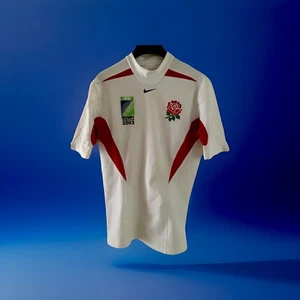 Nike England World Cup 2003 Player Issue Rugby Union Shirt (L) jersey - Picture 1 of 5