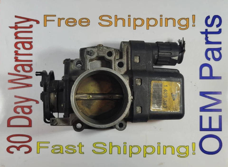 OEM 1998-2000 BMW 1439383 Z3 528I 328I 323I Throttle Body Yellow - Image 1 of 3