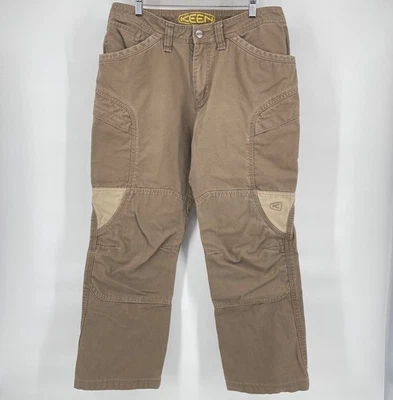 Мужские холщовые брюки KEEN 34x30 универсальные для походов на открытом воздухе рабочая одежда с двойным коленом - Изображение 1 из 4
