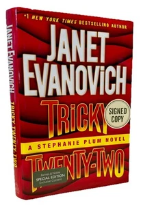 Tricky Twenty-Two by Janet Evanovich (2015 HCDJ) Autographed Signed Copy VG Plum - Picture 1 of 6