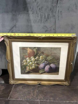 1800’s Watercolor Listed Artist Charles H Slater Watercolor Paintings circa 1880 - Image 1 of 4