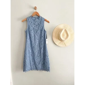 Kensie | Light Blue Lace Sheath Dress | Sz 8 | NWT - Picture 1 of 9