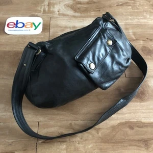 Belstaff PANTHER CROSSBODY leather shoulder bag for lady, antique black - Bild 1 von 8