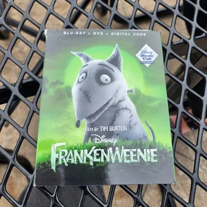 Frankenweenie (Blu-ray & DVD, Digital, Slipcover, Disney Movie Club, 2022, NEW!) - Picture 1 of 3