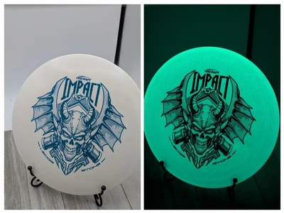 New Discraft Ledgestone 2025 ESP Glo Glow Impact Midrange Golf Disc 176 Grams - Image 1 of 4