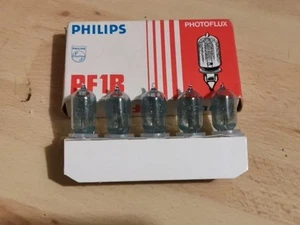 Vintage Objekt | Philips PF1B Photoflux Flash Bulbs | 5er Set | Made in Germany - Bild 1 von 4