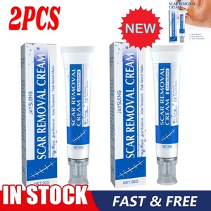 2X SCAR REMOVAL CREAM Skin Repair Scar RemoverFade Stretch MarkAcne Treatment - Picture 1 of 13
