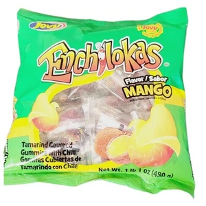 Jovy Enchilokas Mango Flavor 32pcs bag Net wt 1 LB - Picture 1 of 4