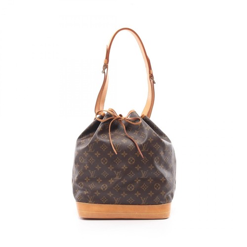 LOUIS VUITTON（LV） Borsa a tracolla Louis Vuitton Noe M42224 monogramma tela pelle marrone usata donna