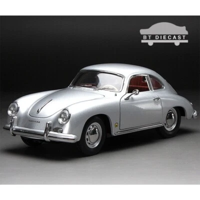 SUN STAR 1957 PORSCHE 356A 1500 GS CARRERA GT 1/18 SILVER METALLIC SS 1351 - Image 1 of 2