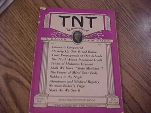 1930-Feb-TNT The Naked Trust Magazine Norman Baker Hospital Muscatine Ia Ex+ - Picture 1 of 2