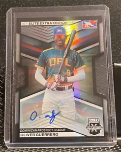 Oliver Guerrero 2023 Elite Extra Die-Cut Auto #14/399 - DPL - Bild 1 von 2