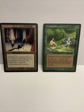 Sylvan Paradise X1 & Life Chisel X1 Legends Mtg Magic the Gathering  ITALIAN