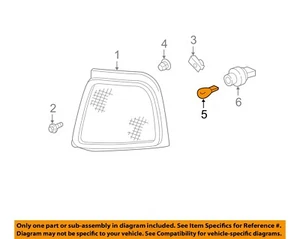 FORD OEM-Exterior Bulb E35Y13466B - Picture 1 of 2
