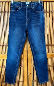 Anine Bing Women's Dark Wash High Rise Straight Leg Jeans Blue Size 27 - Picture 1 of 5