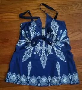 Almohadillas extraíbles con patrón floral azul talla pequeña para mujer - Imagen 1 de 6