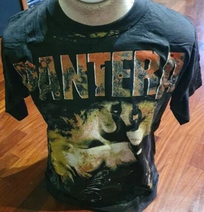 Pantera Band Rock Shirt Full Print 90s hard to find megarare new with blister - Foto 1 di 10