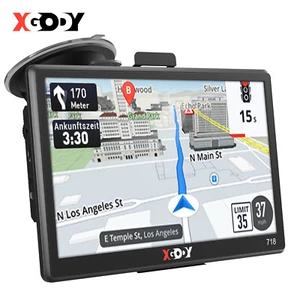 XGODY 7 Zoll GPS Navi Navigation LKW Navigationsgerät Europa Karten Radarwarner - Bild 1 von 13