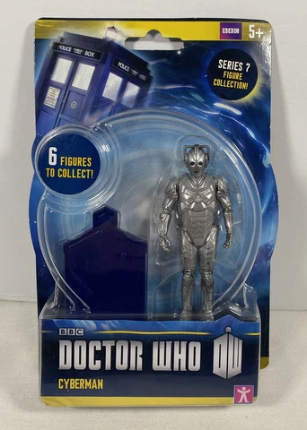 Doctor Who Eleventh Dr. Series 7 Cyberman 3.75" Figure NEW 1/18th scale Cybermen Cover