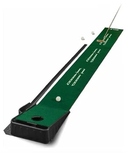 SKLZ Accelerator Pro ⛳️ 3ft Putting Mat Indoor Putting Trainer With Ball Return - Picture 1 of 6