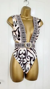 RIVER ISLAND RESORT | Cut Out swimsuit | | Size 8 | Holiday | Multi | NEW - Picture 1 of 8