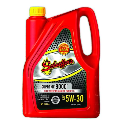Schaeffer Oil Supreme 9000™ Full Synthetic Gasoline Engine 5W-30 - 1 Gallon - Imagem 1 de 2