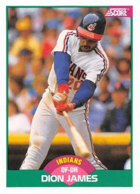 Dion James 1989 Score Rookie/Traded #51T Indians ID:19189 - Image 1 of 2