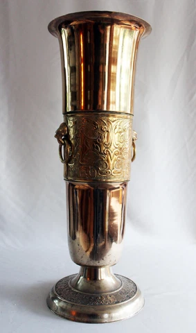 ART NOUVEAU COPPER  UMBRELLA / CANE STAND / HOLDER Cover