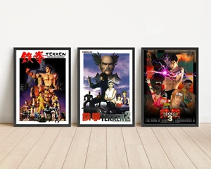 Tekken Prints 3 set Poster Print PlayStation Home Game Picture Gift - Picture 1 of 4