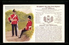 Artist AK The Queen's Royal West Surrey Regiment, 2nd Foot, British Soldiers 